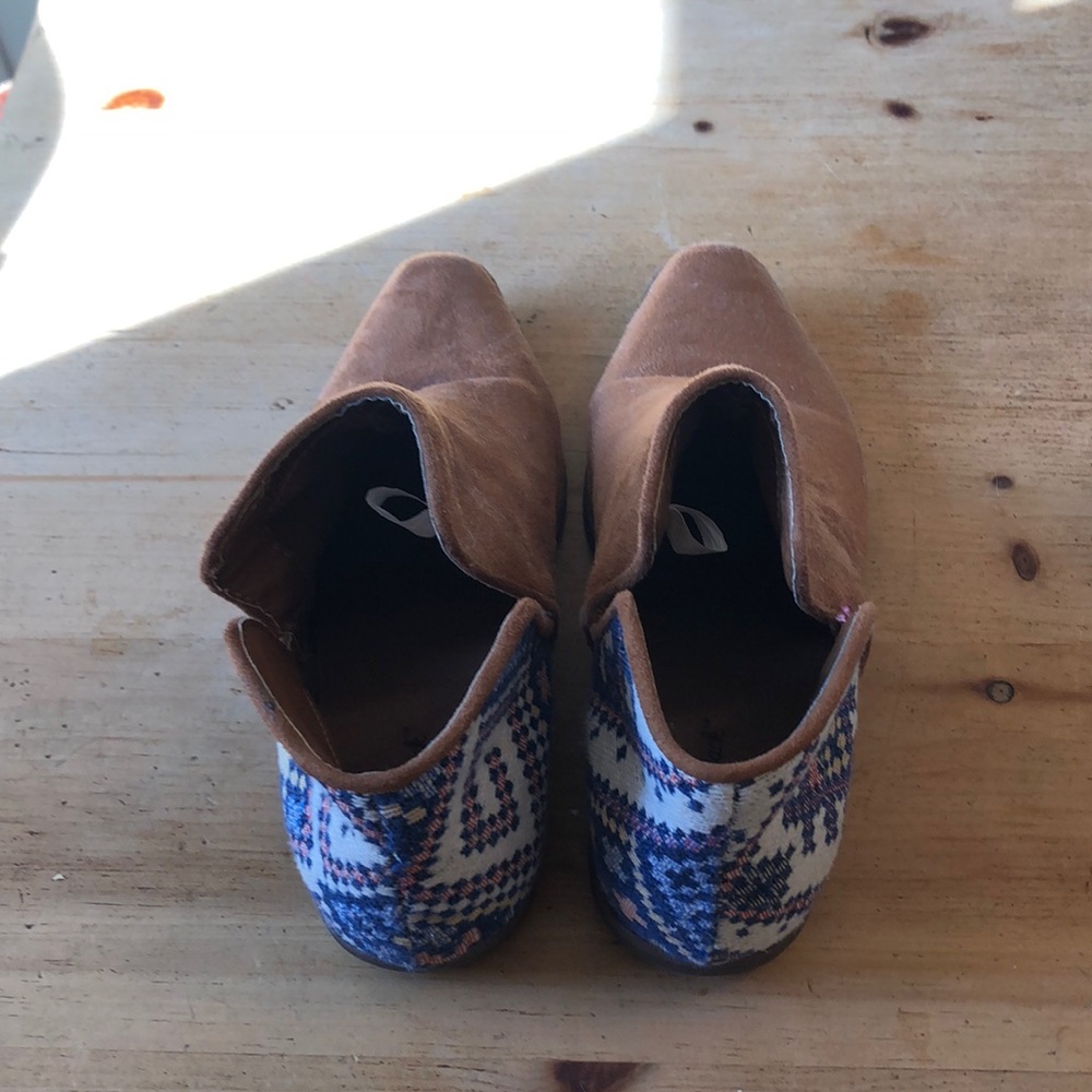 Brown booties